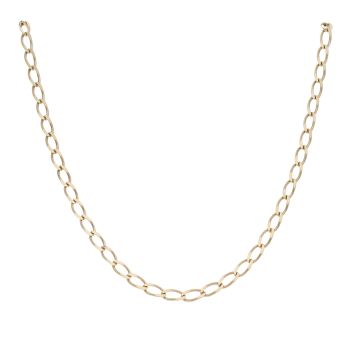 9ct Yellow Gold Curb Chain 26"