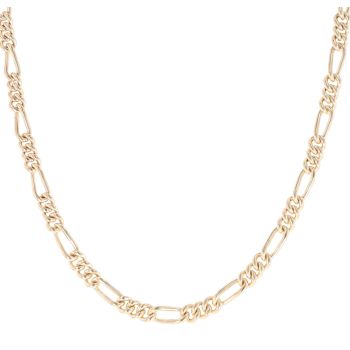 9ct Yellow Gold Figaro Chain 30"