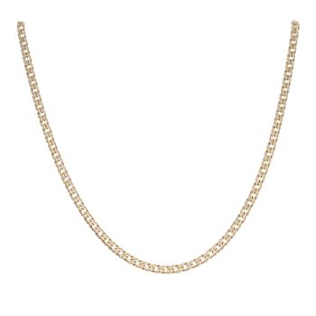 9ct Yellow Gold Curb Chain 20"