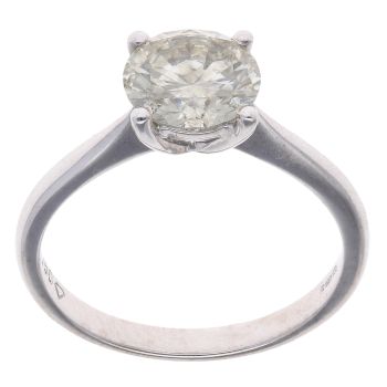 18ct White Gold 1.50ct Brilliant Cut Diamond Solitaire Ring
