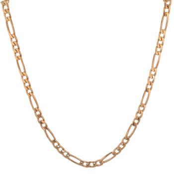 9ct Yellow Gold Figaro Chain 22"