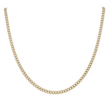 9ct Yellow Gold Curb Chain 20"