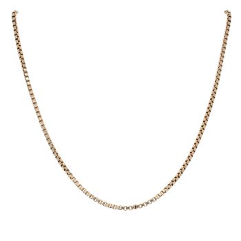 9ct Yellow Gold Box Chain 18"