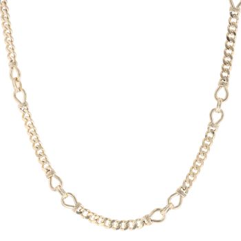 9ct Yellow Gold Fancy Chain 18"