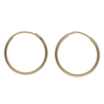 14ct Yellow Gold Hoop Earrings