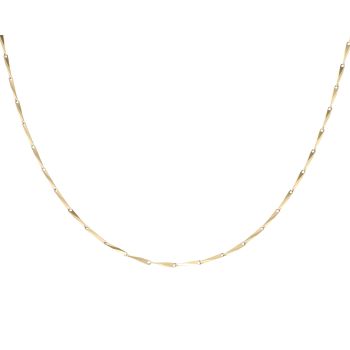 9ct Yellow Gold Fancy Chain 16"