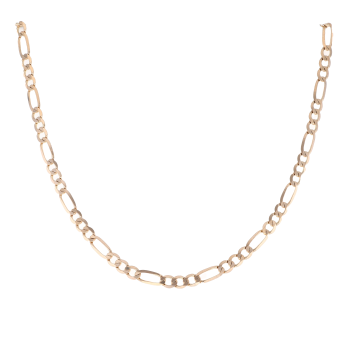 9ct Yellow Gold Figaro Chain 22"