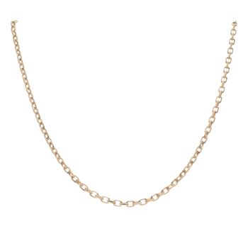 9ct Yellow Gold Belcher Chain 18"