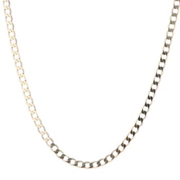 9ct Yellow Gold Curb Chain 18"