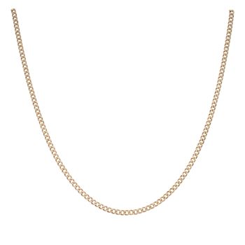 9ct Yellow Gold Curb Chain 22"