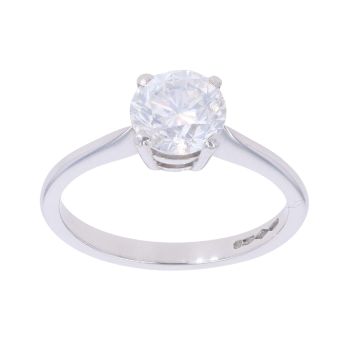 Platinum 1.50ct Brilliant Cut Diamond Solitaire Ring