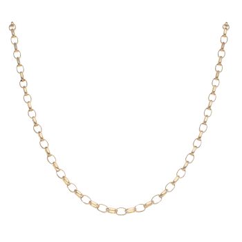 9ct Yellow Gold Belcher Chain 28"