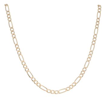9ct Yellow Gold Figaro Chain 20"