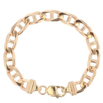 9ct Yellow Gold Anchor Bracelet 8.5"
