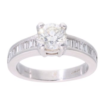 Platinum 1.25ct Diamond Solitaire Ring