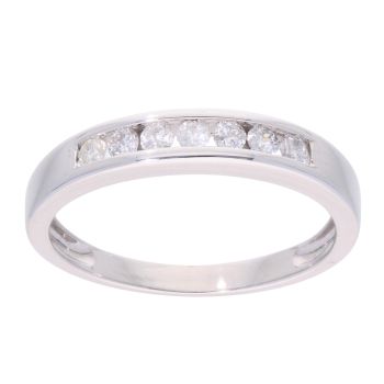 9ct White Gold 0.25ct Diamond Eternity Ring