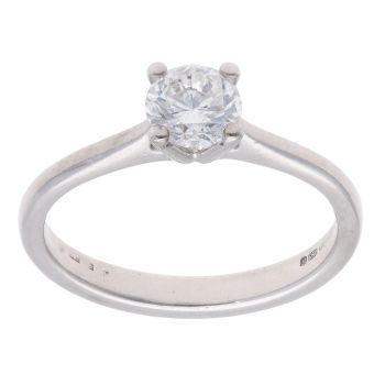18ct White Gold 0.50ct Diamond Solitaire Ring