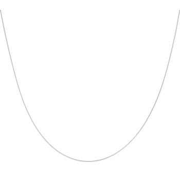 18ct White Gold Snake Chain 18"
