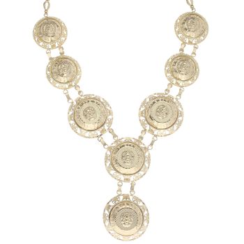 14ct Yellow Gold Fancy Lion Chain 24"