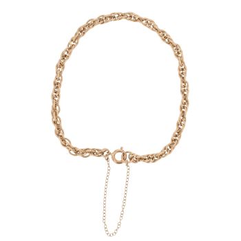 9ct Yellow Gold Prince Of Wales Bracelet 8"