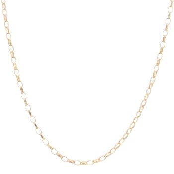 9ct Yellow Gold Belcher Chain 18"