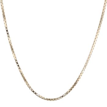 9ct Yellow Gold Box Chain 20"