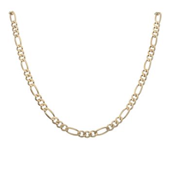 9ct Yellow Gold Figaro Chain 20"