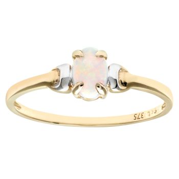 9ct Yellow Gold Opal Ring