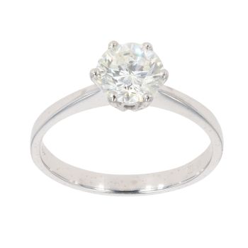 Platinum 1.28ct Diamond Solitaire Ring