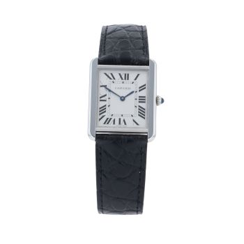 Cartier Tank Solo Pre Owned Watch Ref 3169