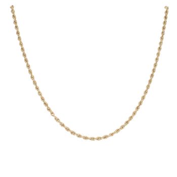9ct Yellow Gold Rope Chain 16"