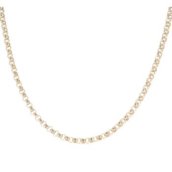 9ct Yellow Gold Belcher Chain 18"