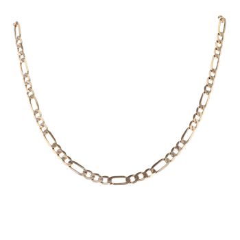 9ct Yellow Gold Figaro Chain 18"