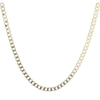 9ct Yellow Gold Curb Chain 18"