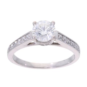 18ct White Gold 1.30ct Diamond Solitaire Ring