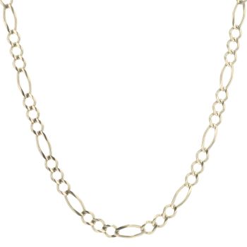14ct Yellow Gold Figaro Chain 20"