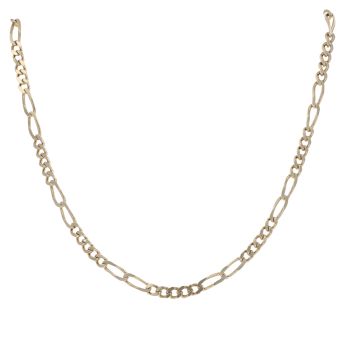 9ct Yellow Gold Figaro Chain 18"