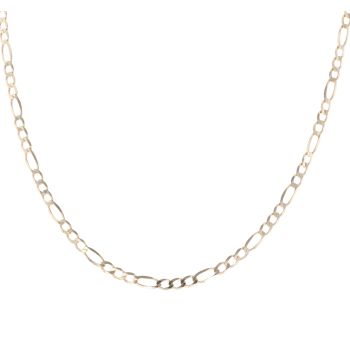 9ct Yellow Gold Figaro Chain 18"