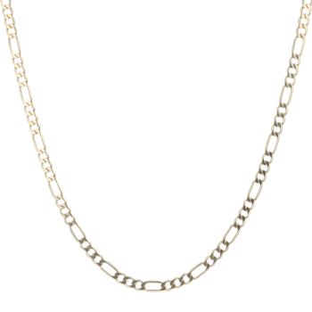 9ct Yellow Gold Figaro Chain 18"