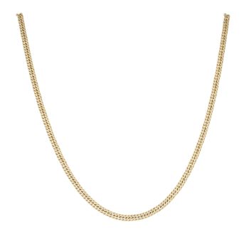 9ct Yellow Gold Curb Chain 18"