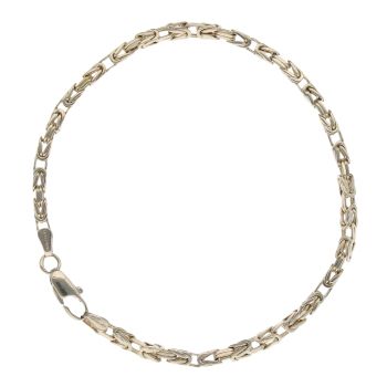 14ct Yellow Gold Byzantine Bracelet 8.5"