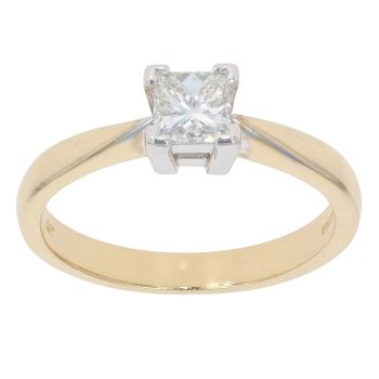 18ct Yellow Gold 0.60ct Diamond Solitaire Ring