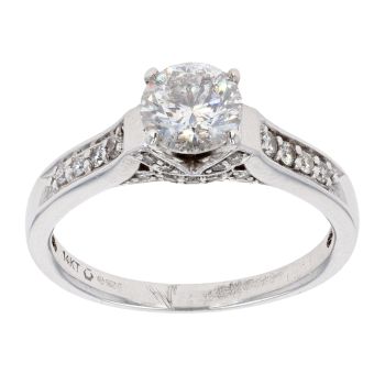 14ct White Gold 1.25ct Diamond Solitaire Ring