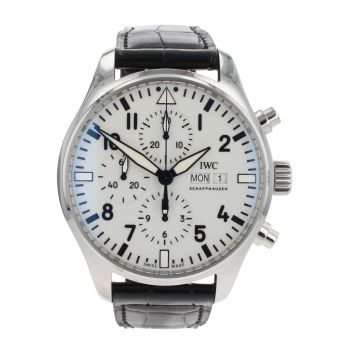 IWC Pilot Chronograph Pre Owned Watch Ref IW377726
