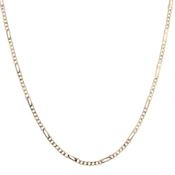 9ct Yellow Gold Snail Link Chain 18"