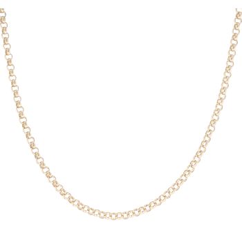 9ct Yellow Gold Belcher Chain 18"