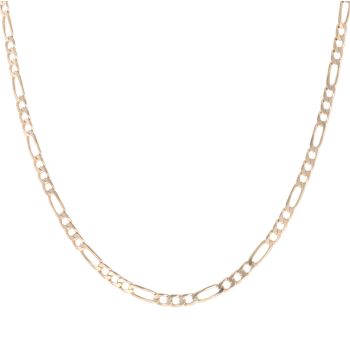 9ct Yellow Gold Figaro Chain 24"