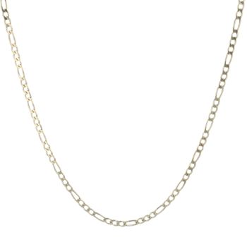 9ct Yellow Gold Figaro Chain 22"