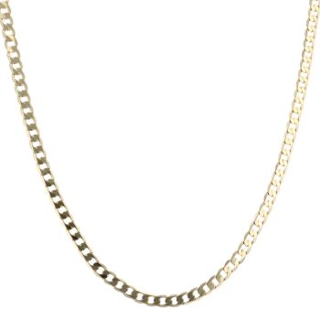 9ct Yellow Gold Curb Chain 20"