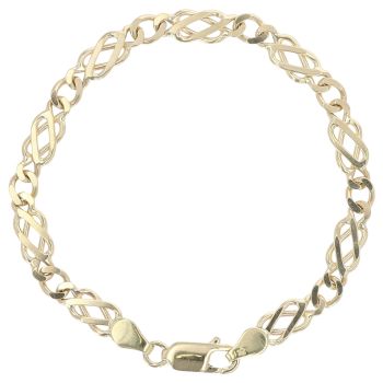9ct Yellow Gold Celtic Bracelet 7"